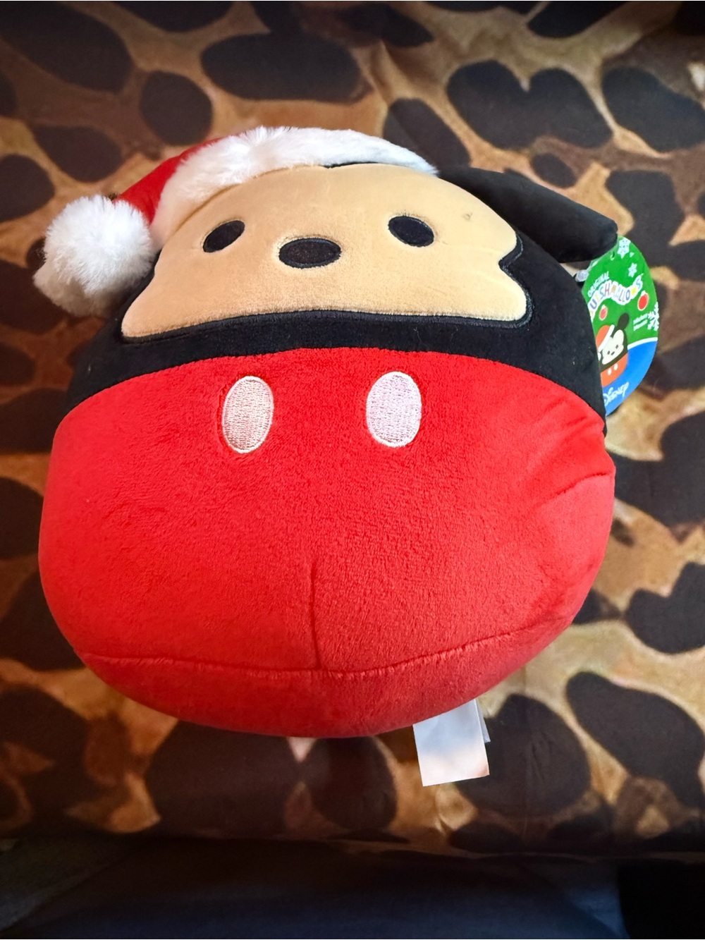 Disney Mickey Mouse Red & Black Plush Holiday Squishmallow